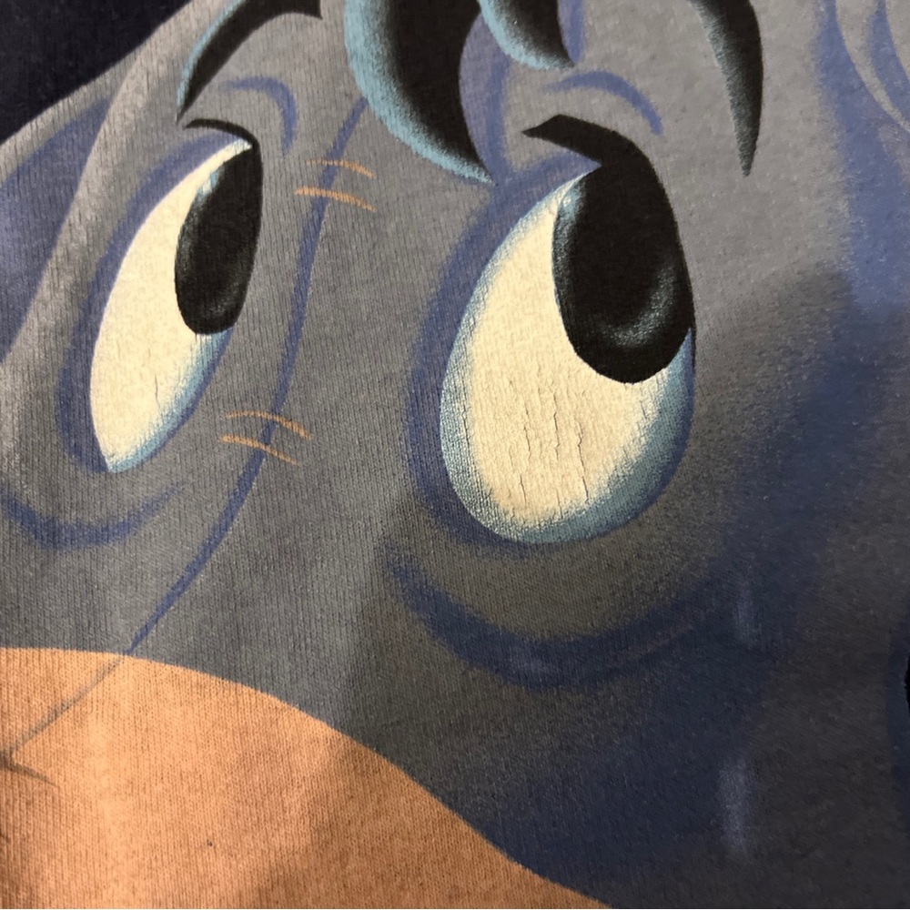Vintage 90s Y2K Disney Winnie the Pooh Eeyore 4XL Adult Tee